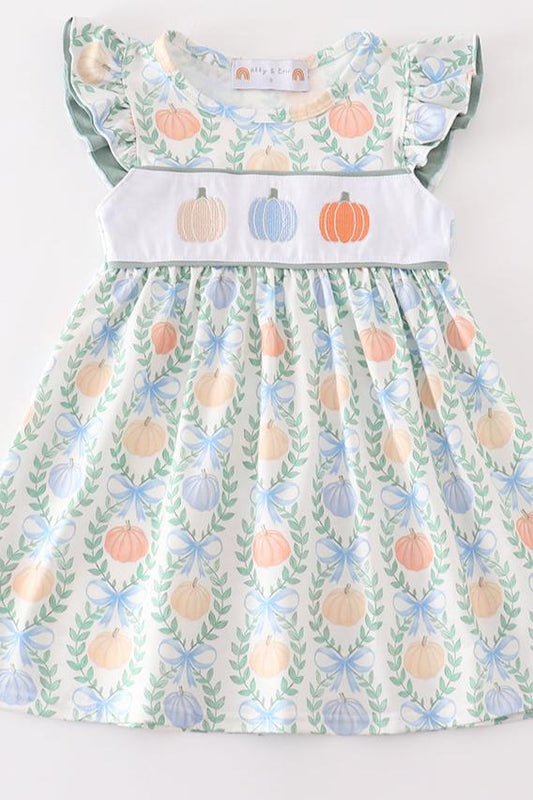 Pumpkin & Bow dress