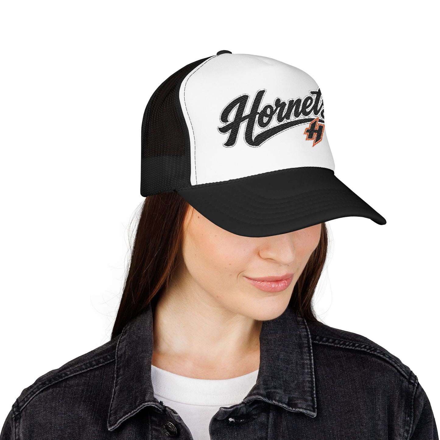 Foam Trucker Hat. Harrisburg Hornets with "H" logo.