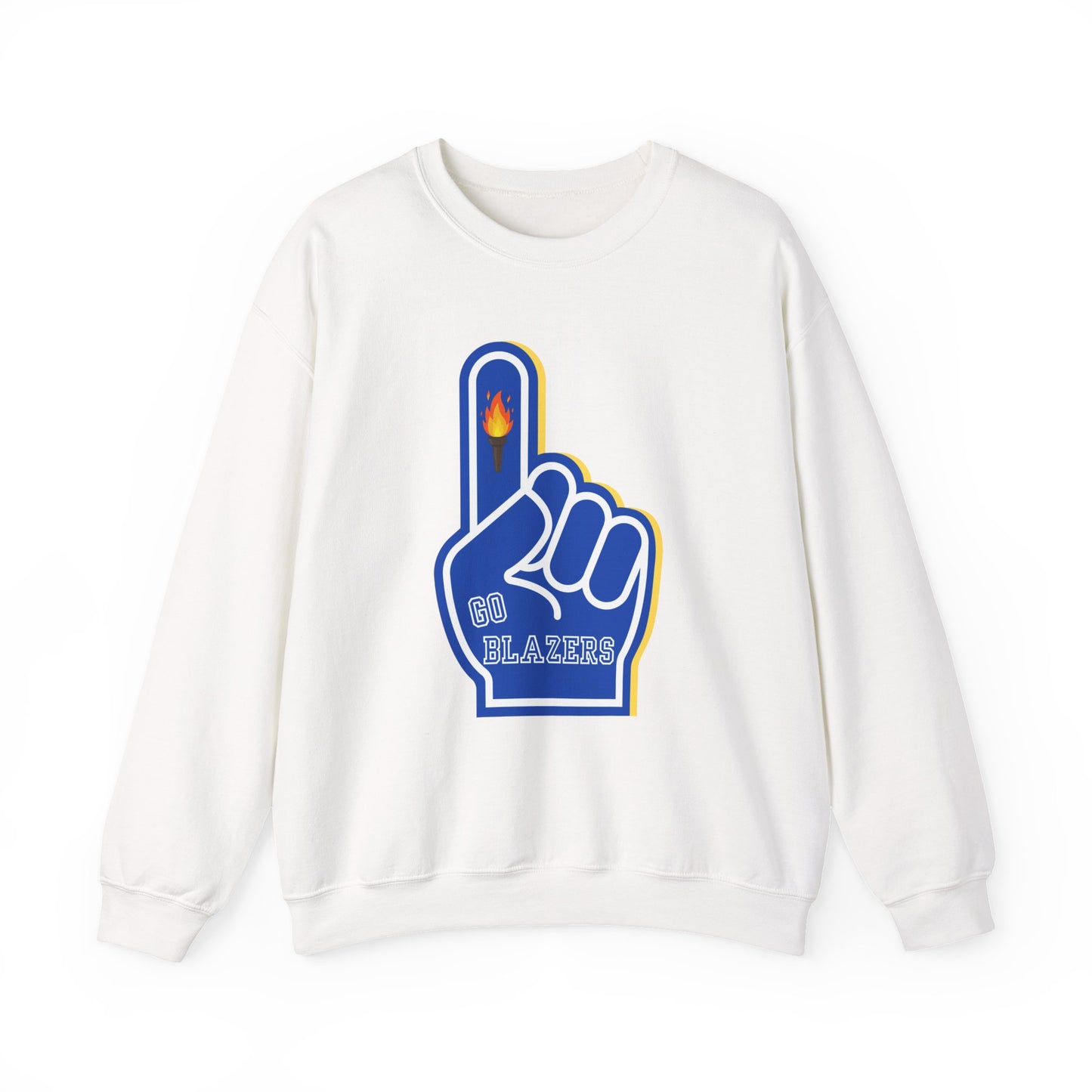 Unisex Heavy Blend™ Crewneck Sweatshirt. Foam Finger Valley View