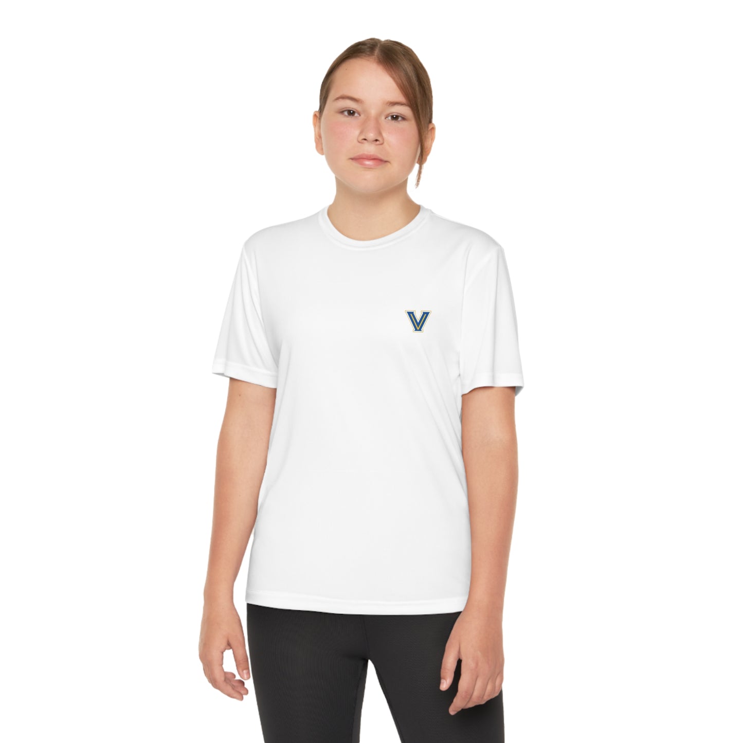 Youth Valley View Flame Football. Competitor Tee