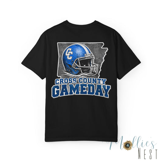 Cross County Gameday T-Shirt. Comfort Colors