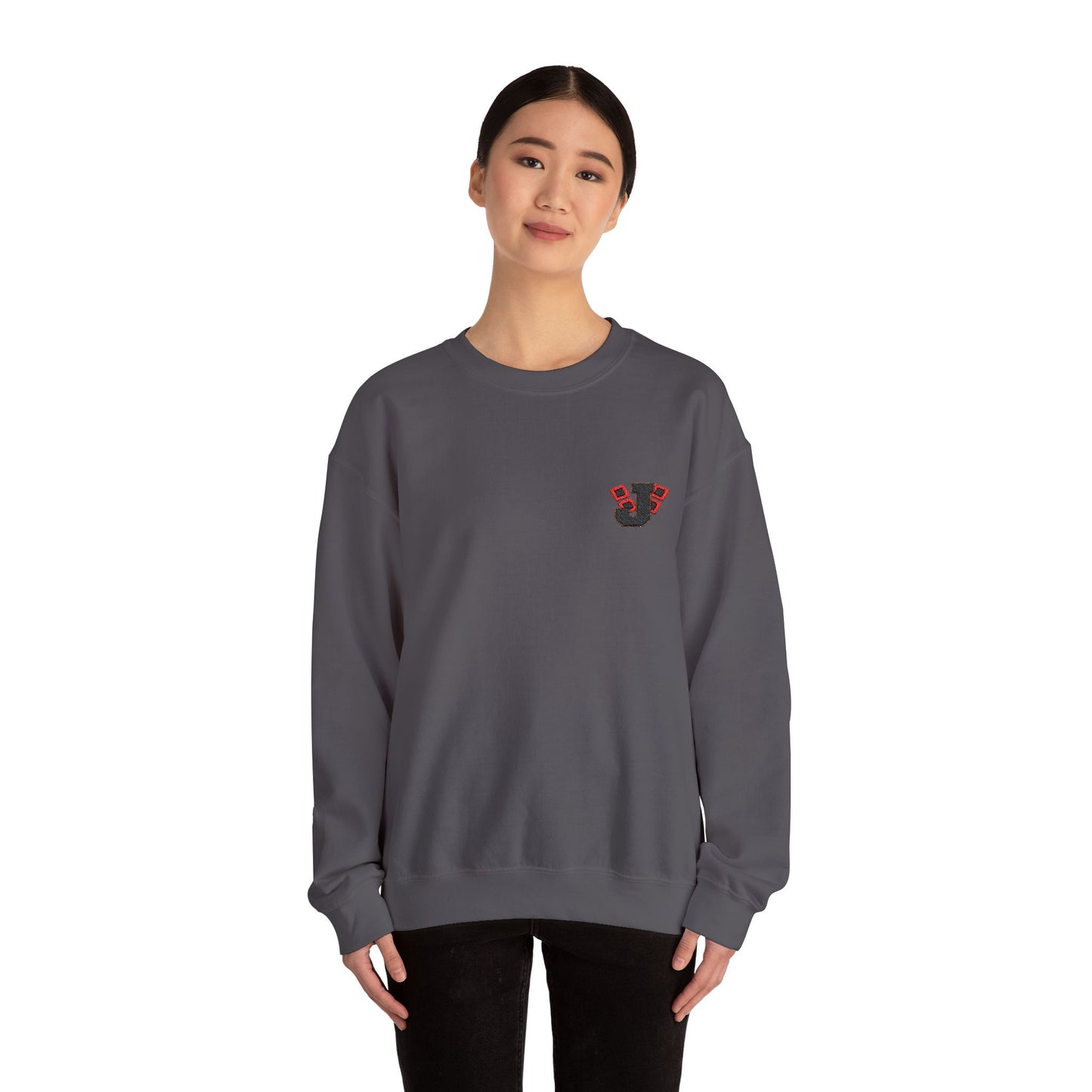 Unisex Heavy Blend™ Crewneck Sweatshirt. Jonesboro EMBROIDERED logo