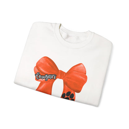 ADULT. Cougars Bow Sweatshirt