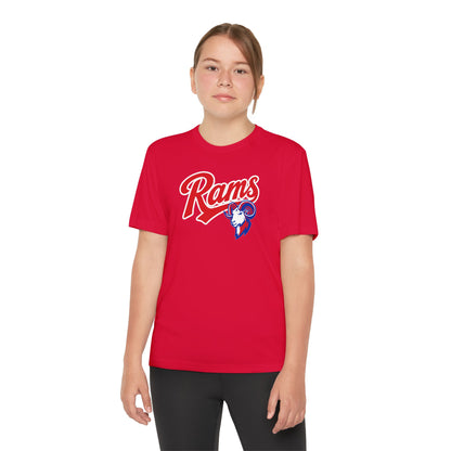 RAMS Youth Drifit — Paragould Rams Script Logo Team Shirt