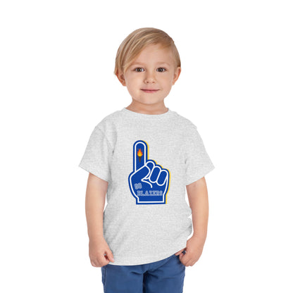 Toddler Blazer Foam Finger. Short Sleeve Tee