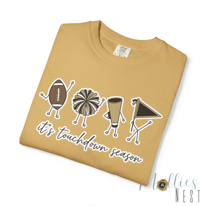 Touchdown Season (Black/Gold) - T-Shirt Football Friends Graphic
