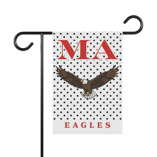 Eagles Yard Flag — Marvell Academy. Polka Dot Eagle House Banner