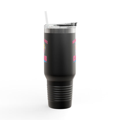 Insulated Travel Mug — 'Natural State Chaos' 40oz Stainless Tumbler