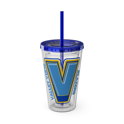 Valley View Sunsplash Tumbler with Straw, 16oz