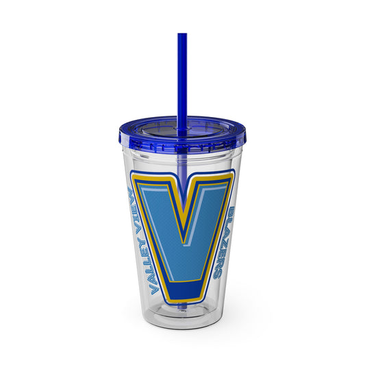 Valley View Sunsplash Tumbler with Straw, 16oz