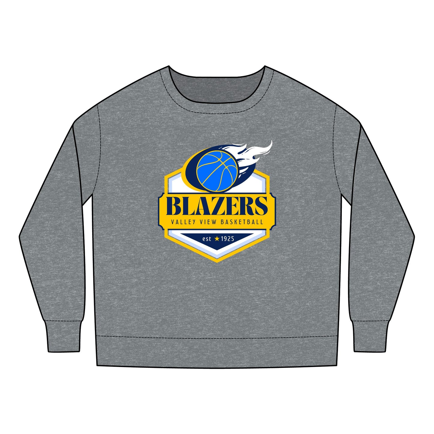 Toddler Sweatshirt. Blazers Basketball