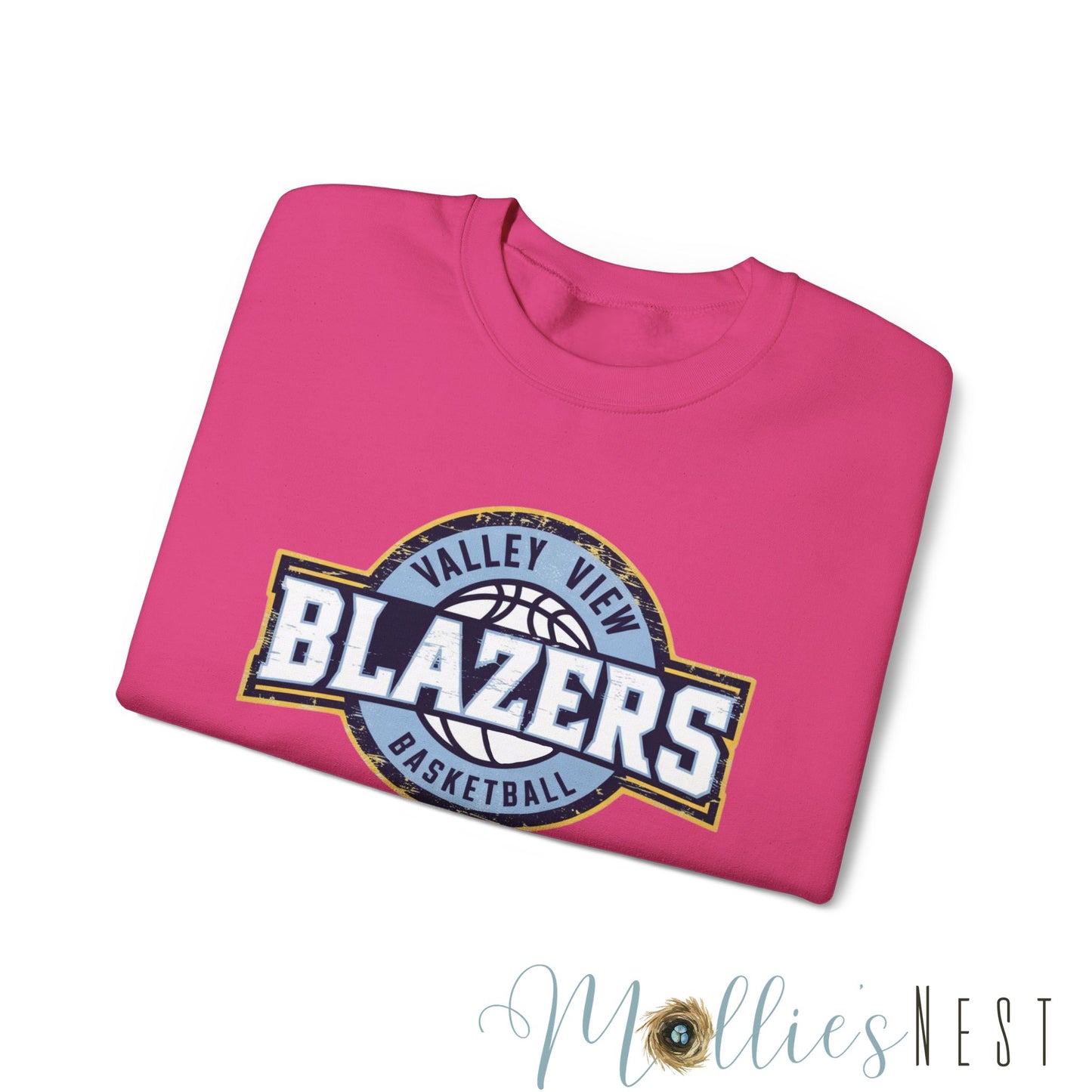 Unisex Heavy Blend™ Crewneck Sweatshirt. Valley View Blazers Basketball