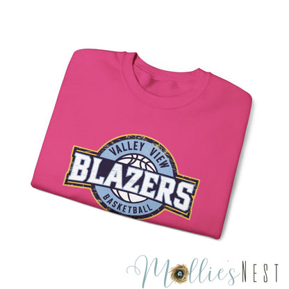 Unisex Heavy Blend™ Crewneck Sweatshirt. Valley View Blazers Basketball
