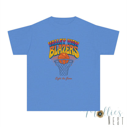 Youth Basketball Tee - Retro Valley View Blazers