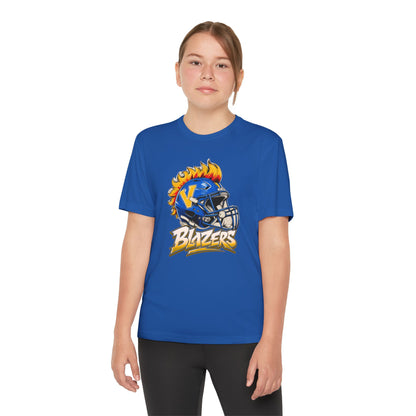 Youth FLAME Helmet Blazers. DRIFIT Football Shirt