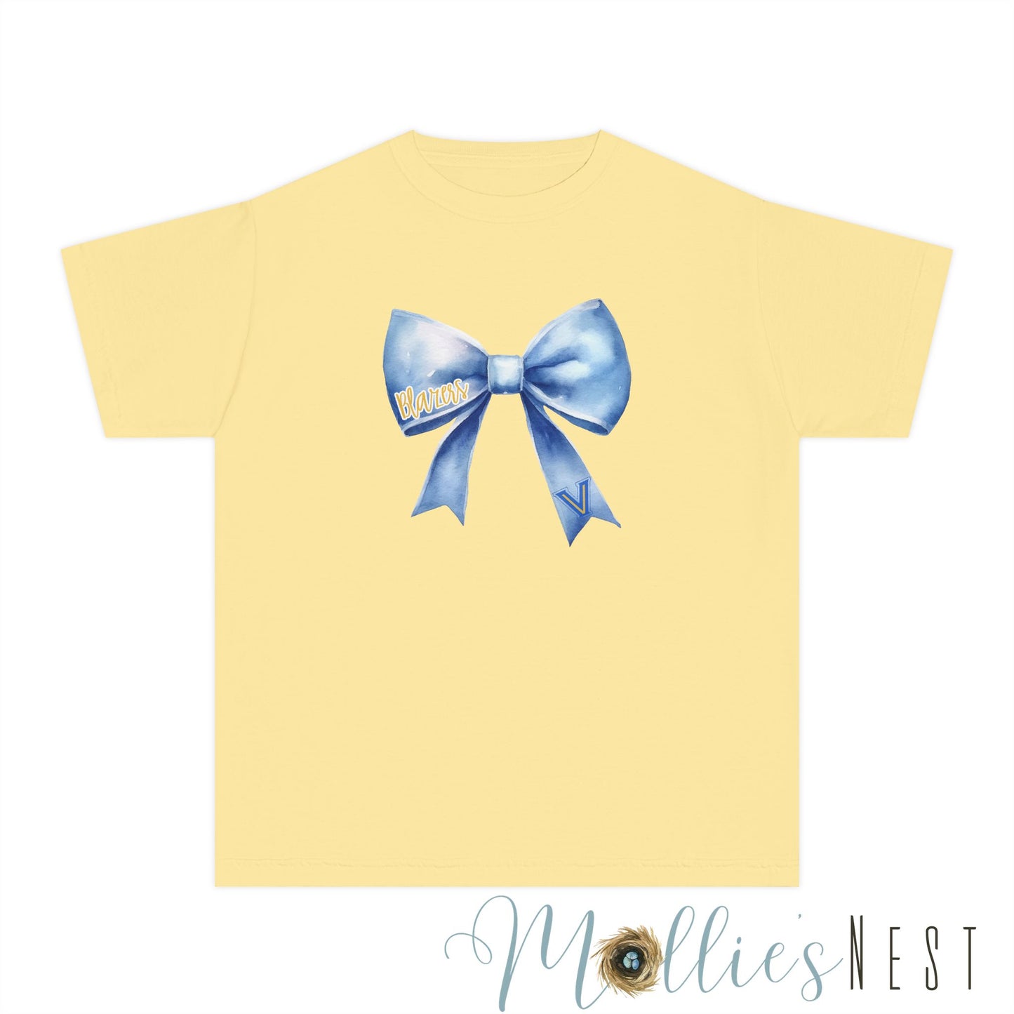 Youth Comfort Colors Valley View Bow Design