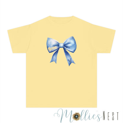 Youth Comfort Colors Valley View Bow Design