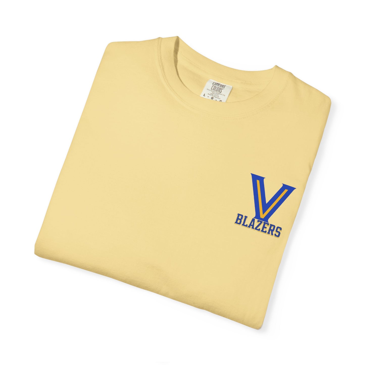 Valley View Blazers Garment-Dyed T-shirt. ADULT "Where Legends are Made"