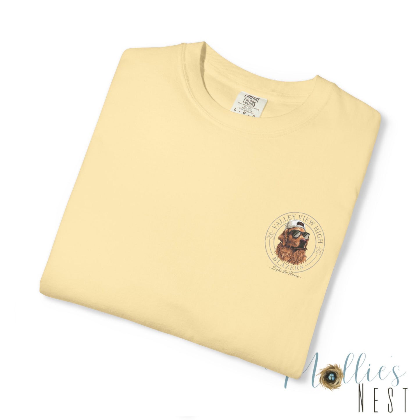 Valley View Blazers. Dog with sunglasses graphic shirt