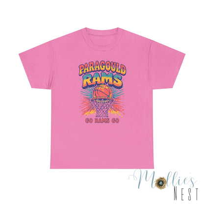 Paragould Rams. Retro Basketball Shirt. ADULT Sizes