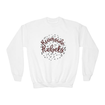 Youth Crewneck Sweatshirt. Riverside Rebels