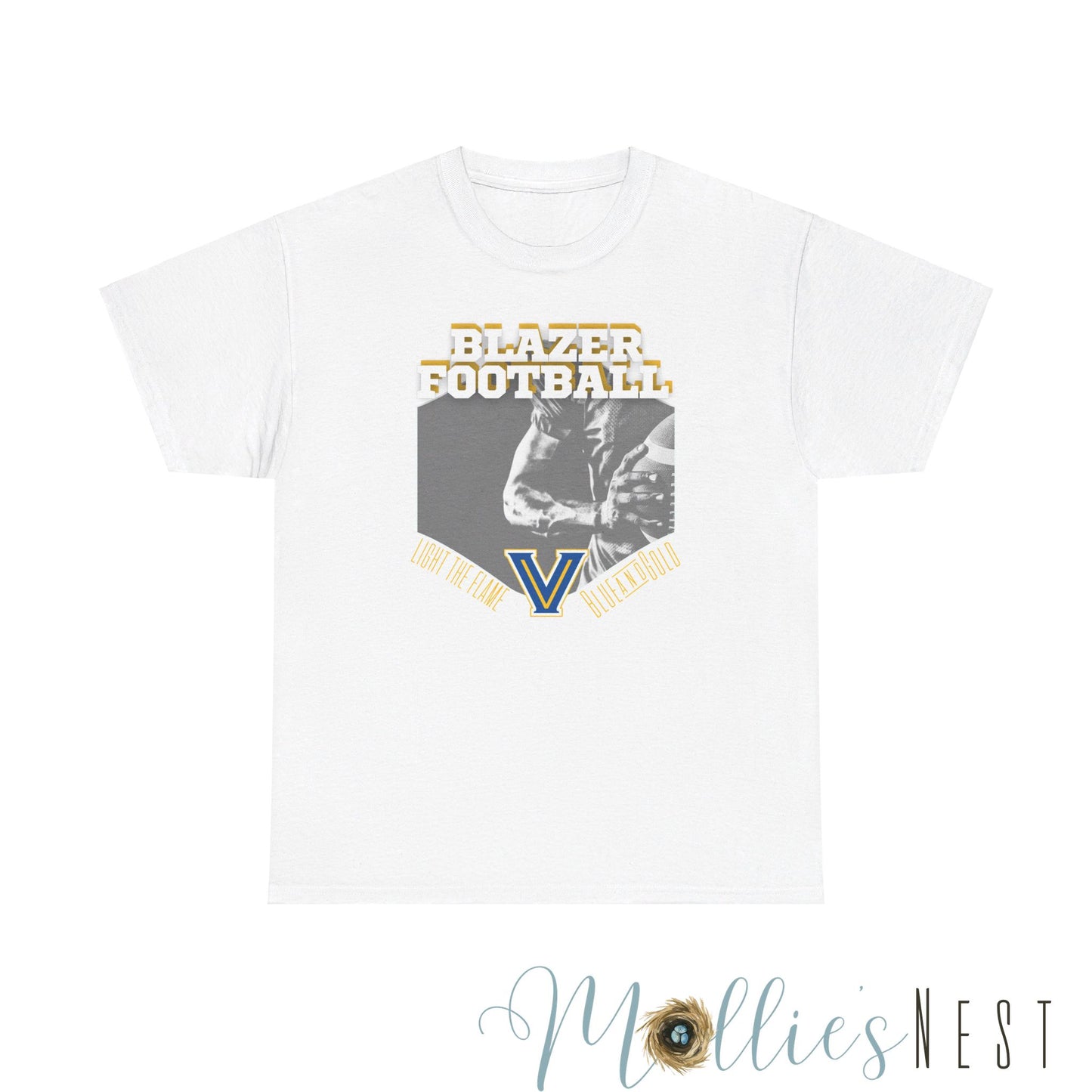 Unisex Classic. VV Football Heavy Cotton Tee