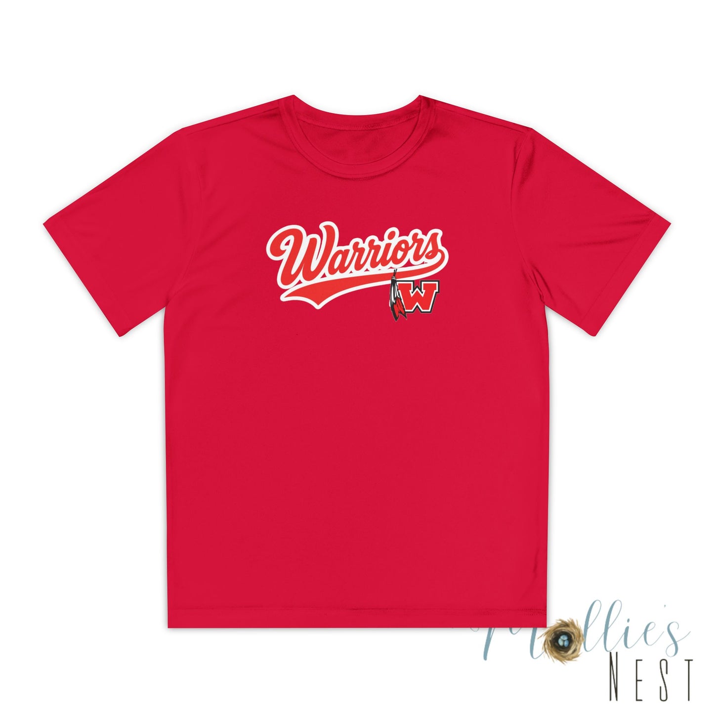 Westside. Warriors Youth Drifit — Script Logo Team Shirt