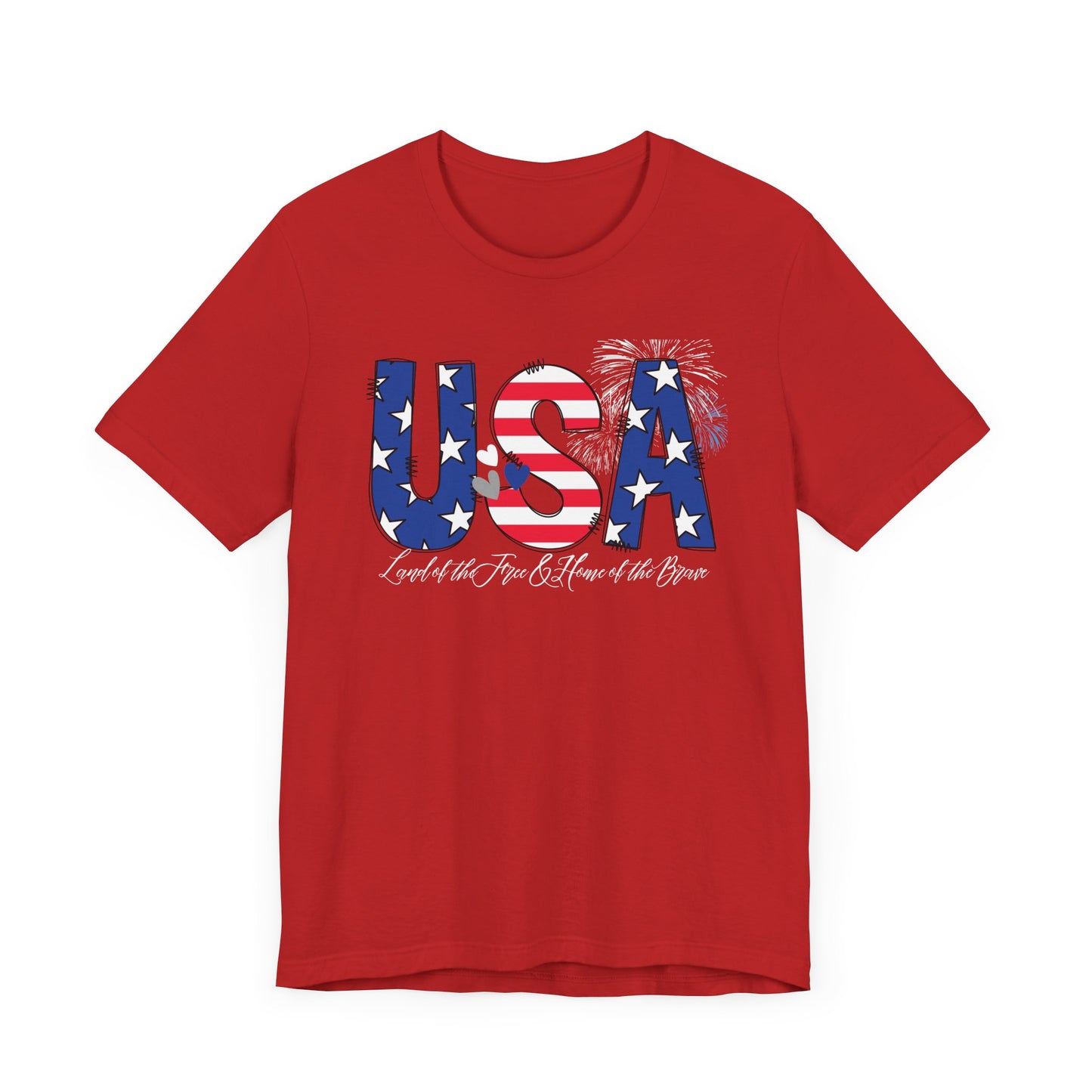 USA. Jersey Short Sleeve Tee