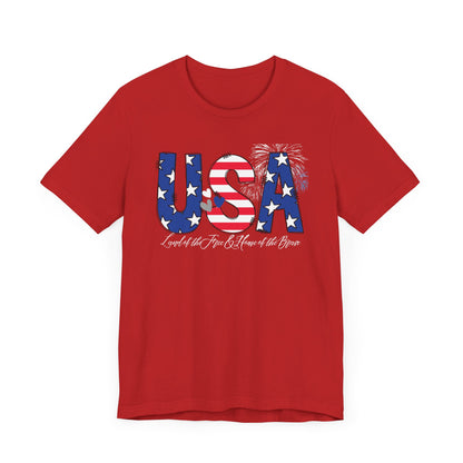 USA. Jersey Short Sleeve Tee