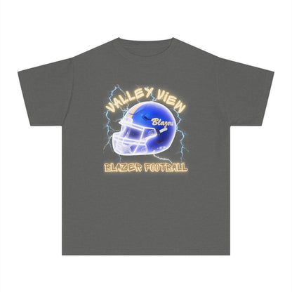 Valley View Blazers Youth Football Tee — "Light the Flame" Team Shirt.2026Schedule
