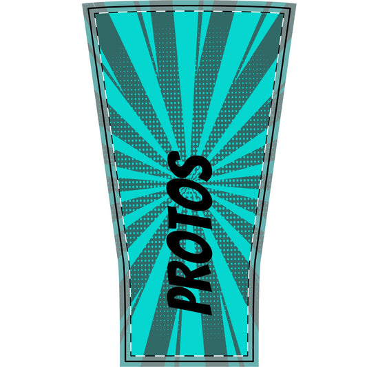 Protos Teal Arm Sleeve — Pattern Compression Sleeve