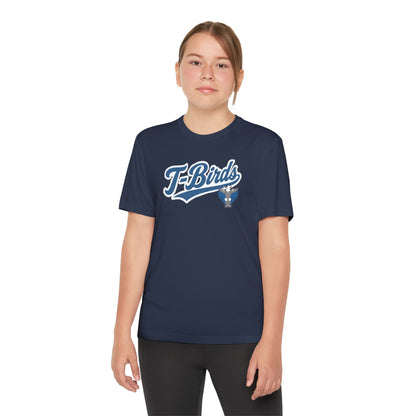 Cross County. Thunderbirds Youth Drifit — Script Logo Team Shirt
