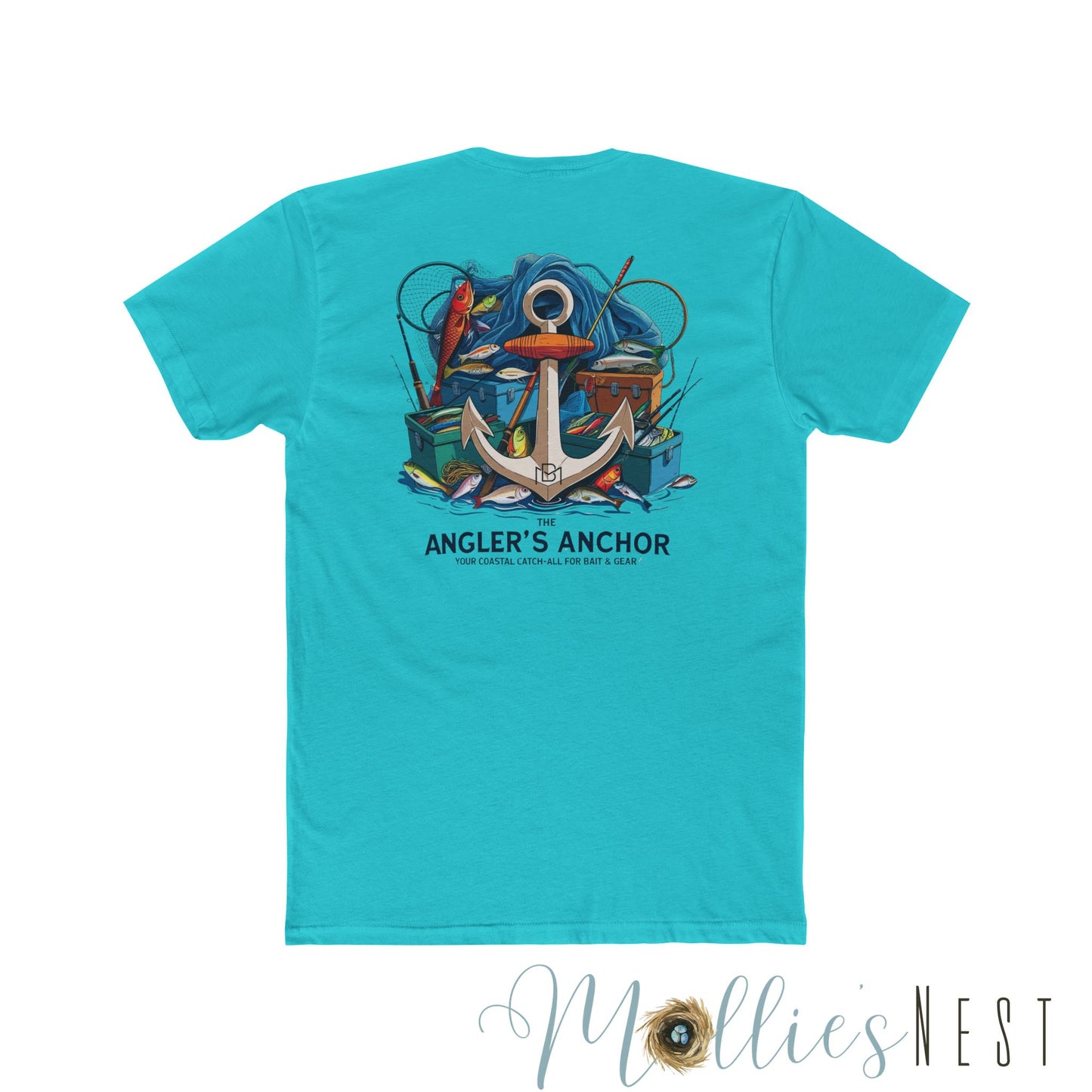 Fishing Enthusiast Crew Tee - Unisex Cotton T-Shirt, Nautical Style, Gift for Anglers, Summer Vibe, Casual Wear, Outdoor Adventure