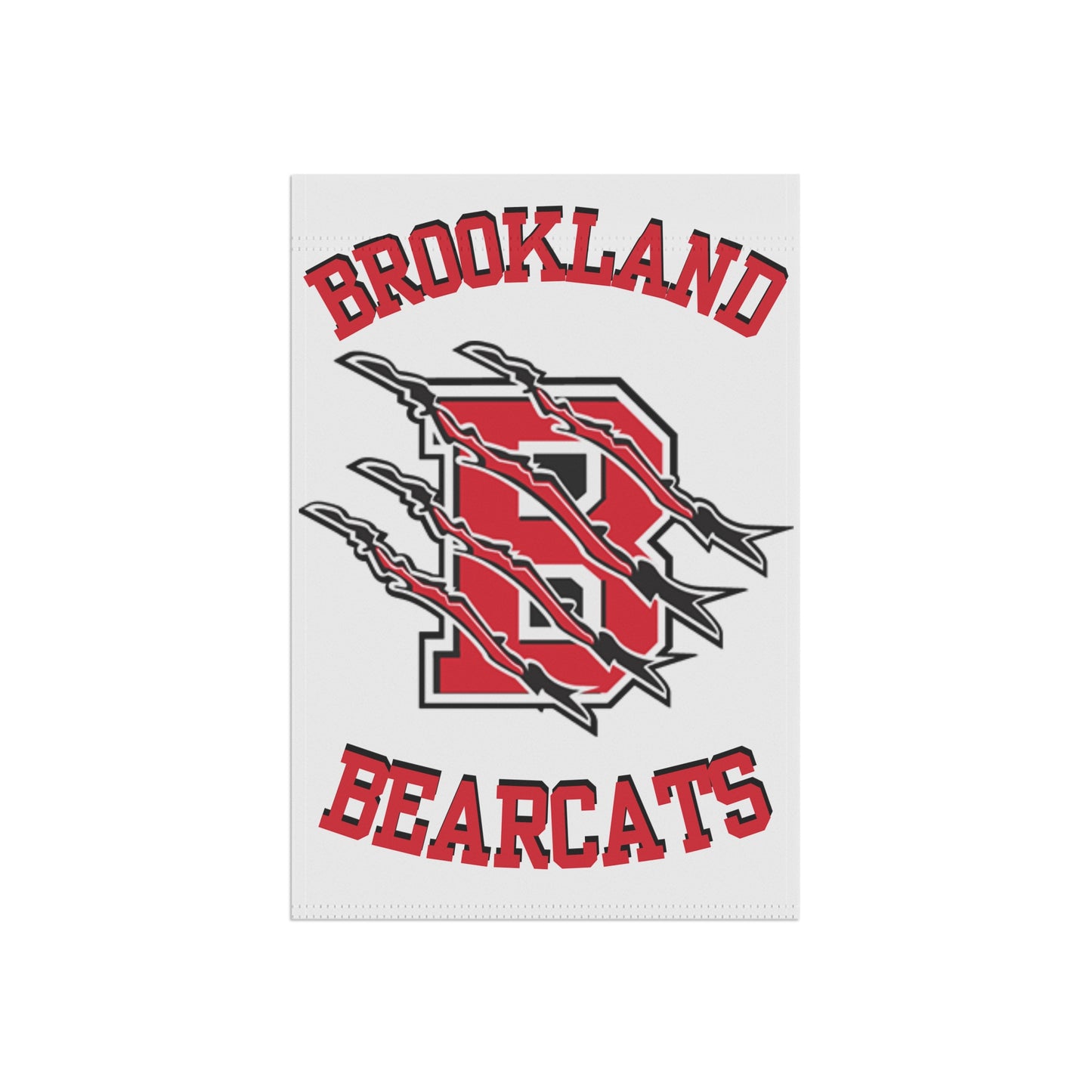 Brookland Bearcats Simple Logo Flag — School Spirit House Banner