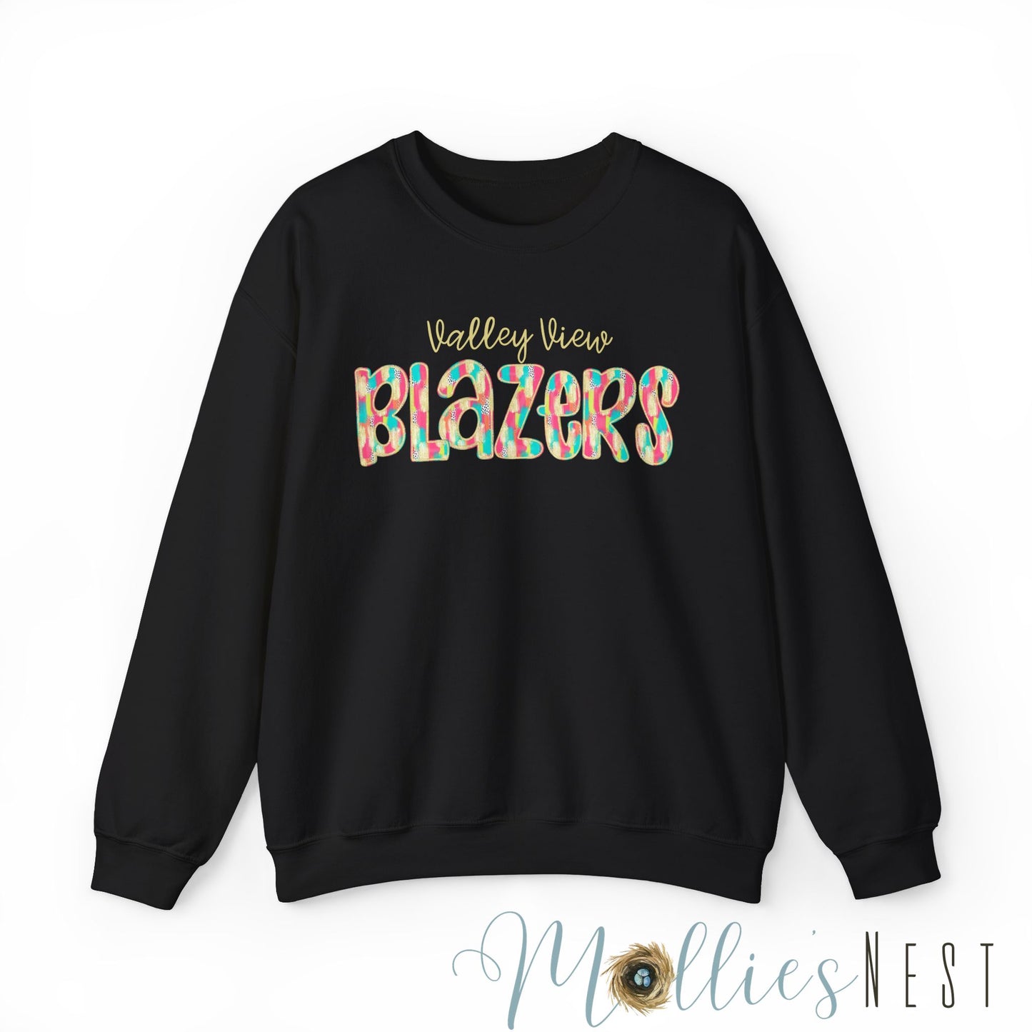 Unisex Heavy Blend™ Crewneck Sweatshirt. Blazers paint stroke letters