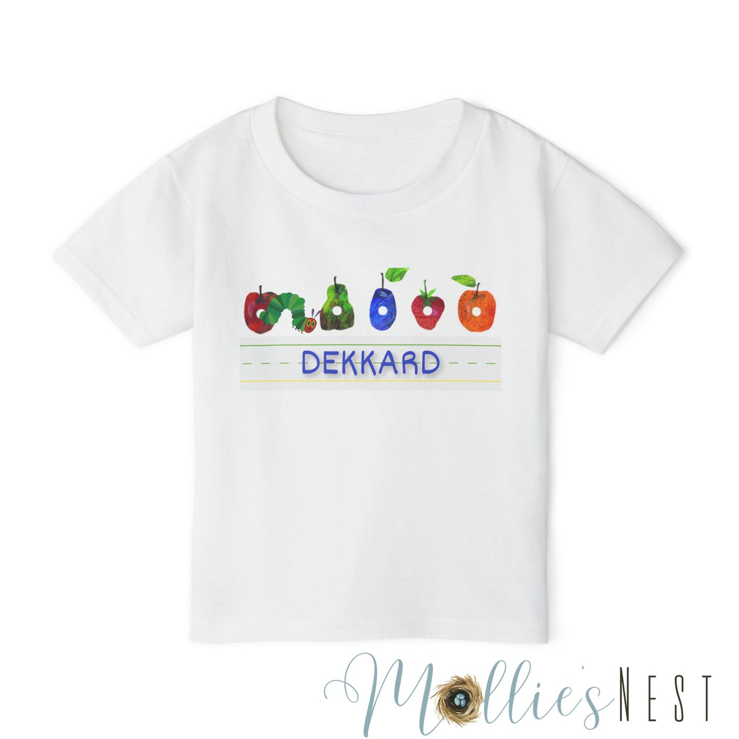 Custom Toddler T-Shirt with Colorful Fruit Design - Perfect for Kids' Parties and Everyday Wear