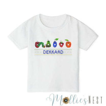 Custom Toddler T-Shirt with Colorful Fruit Design - Perfect for Kids' Parties and Everyday Wear