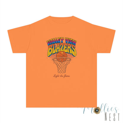 Youth Basketball Tee - Retro Valley View Blazers
