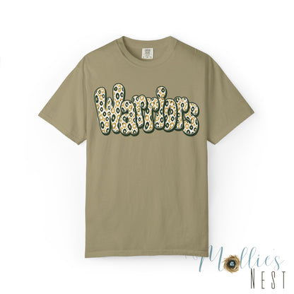 Warriors Leopard Script T-Shirt