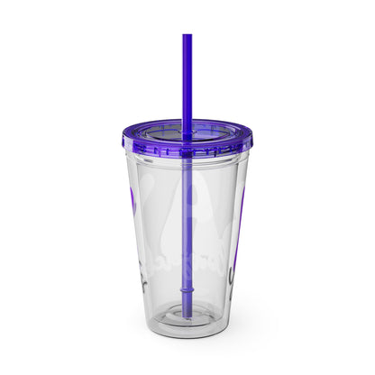 Bay. Sunsplash Tumbler with Straw, 16oz