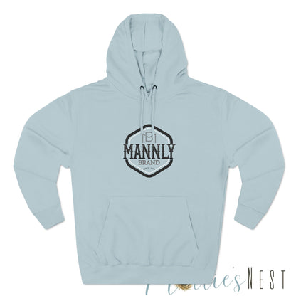 Three-Panel Fleece Hoodie. MANNLY Brand