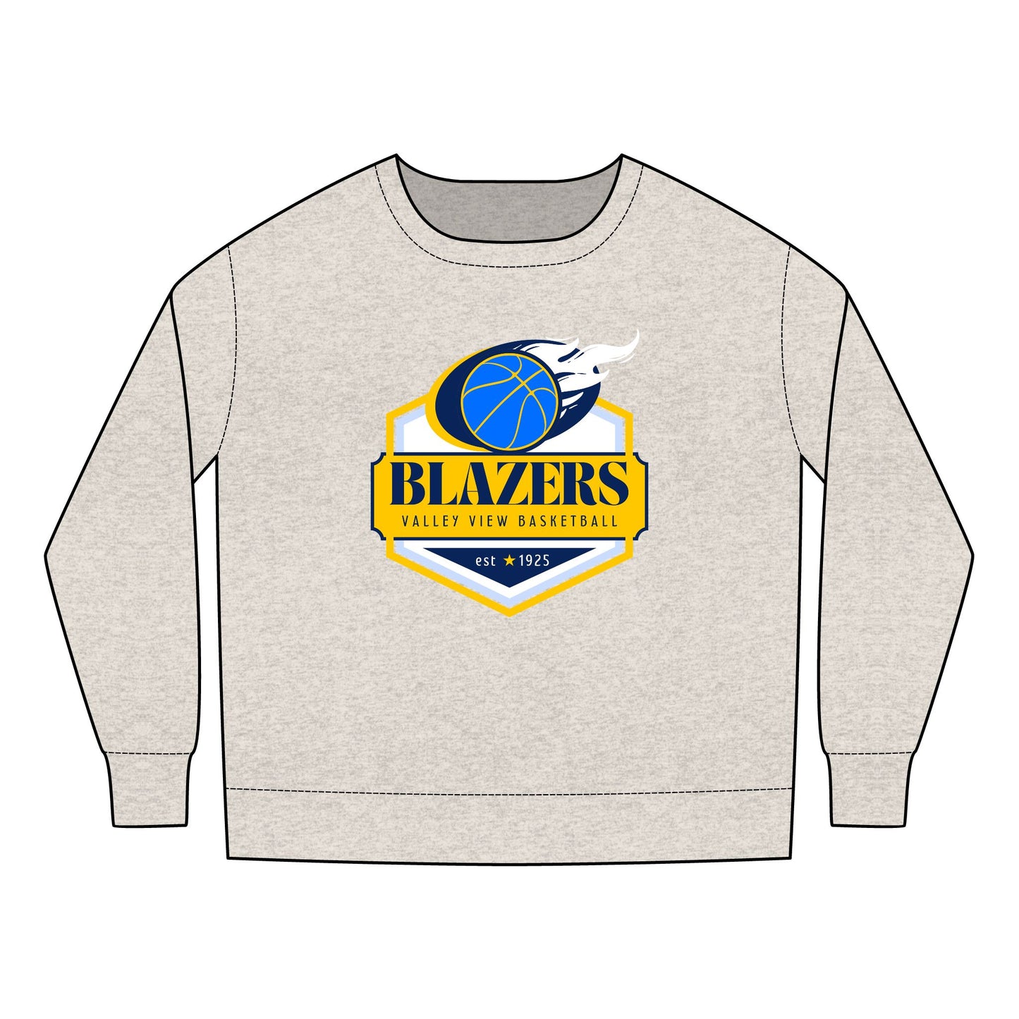 Toddler Sweatshirt. Blazers Basketball