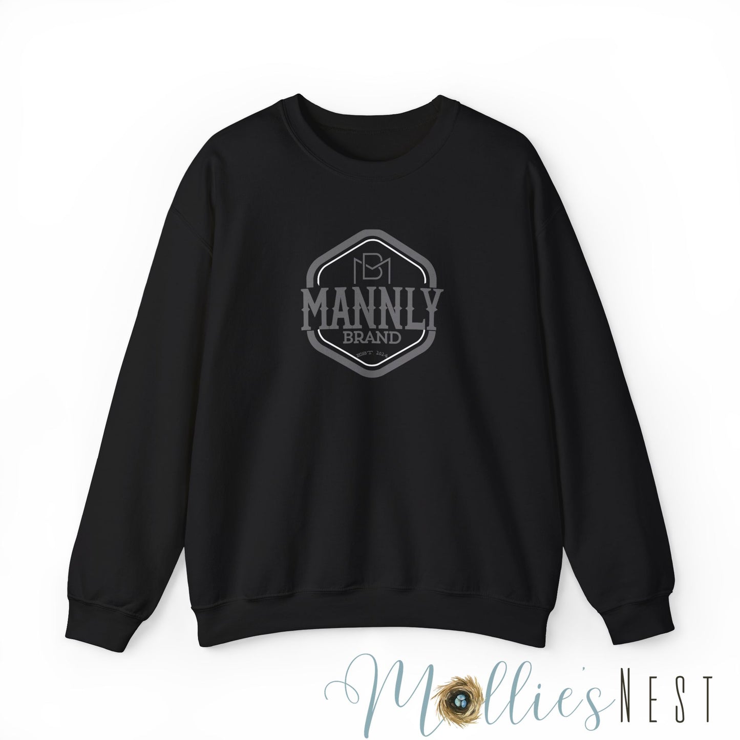 Unisex Heavy Blend™ Crewneck Sweatshirt. MANNLY BRAND
