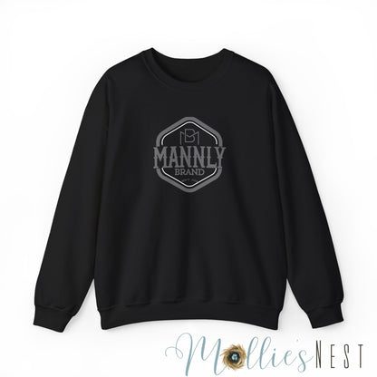 Unisex Heavy Blend™ Crewneck Sweatshirt. MANNLY BRAND