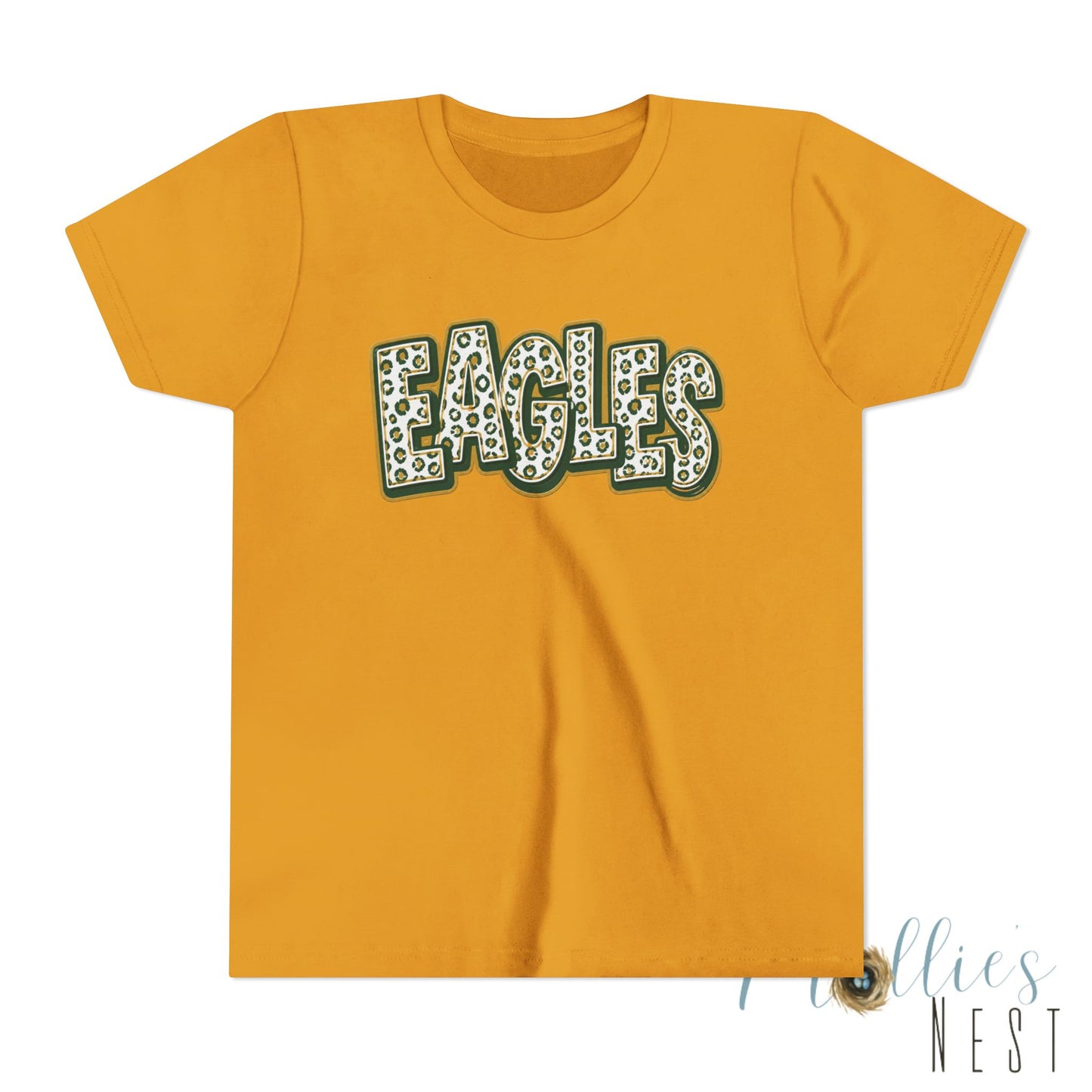YOUTH GCT, Eagles Tee — Leopard Stacked