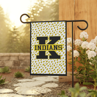 Kennett Indians Yard Flag - Gold Dot School Spirit House Banner