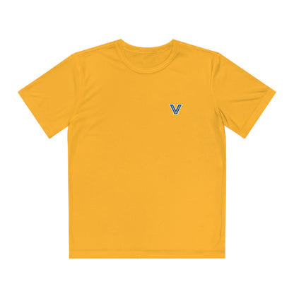Youth Valley View Flame Football. Competitor Tee