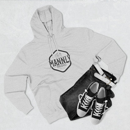 Three-Panel Fleece Hoodie. MANNLY Brand