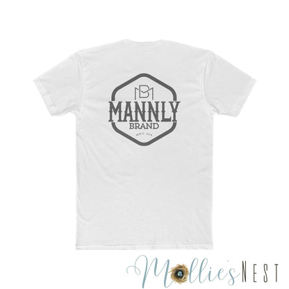 Unisex Cotton Crew Tee. MANNLY BRAND