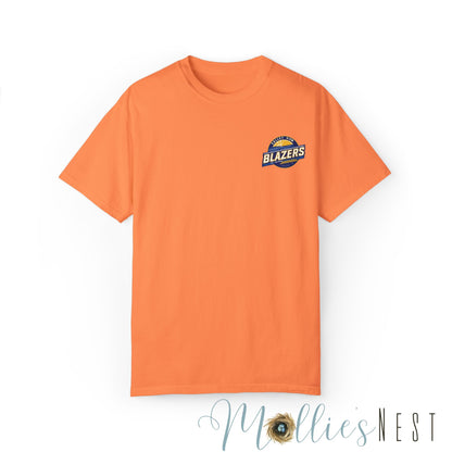 Unisex Garment-Dyed T-shirt. Valley View Blazers - CUSTOM Design. June 2025